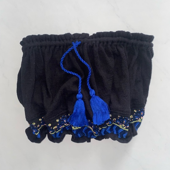 Free People Beaded Tassle Tube Top - Picture 2 of 3